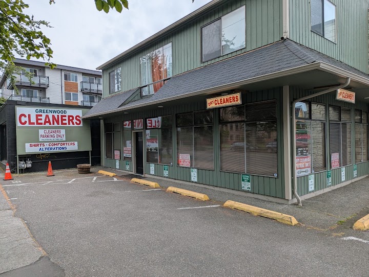 Greenwood Cleaners storefront photo from Google