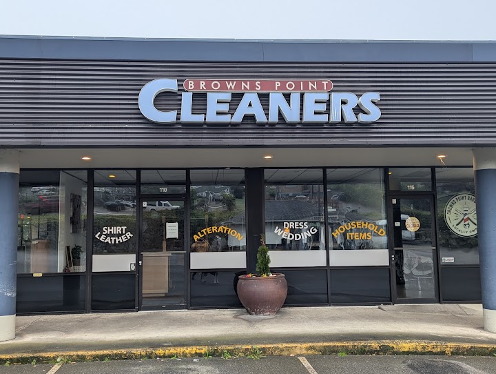 Browns Point Cleaners storefront photo from Google